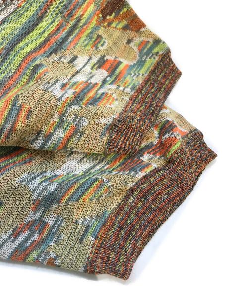 missoni（ミッソーニ）MISSONI (ミッソーニ) ニットポロシャツ ブラウン サイズ:52の古着・服飾アイテム