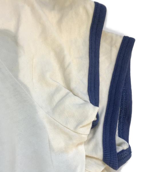 POLO RALPH LAUREN（ポロ・ラルフローレン）POLO RALPH LAUREN (ポロ・ラルフローレン) リンガーTシャツ アイボリー サイズ:ＸＬの古着・服飾アイテム