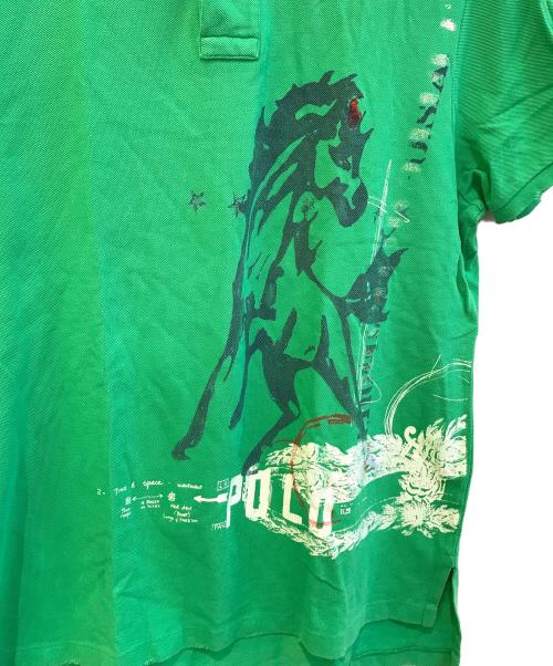 POLO RALPH LAUREN（ポロ・ラルフローレン）POLO RALPH LAUREN (ポロ・ラルフローレン) ポロシャツ グリーン サイズ:ＸＬの古着・服飾アイテム