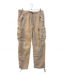 POLO RALPH LAUREN（ポロ・ラルフローレン）の古着「リネンカーゴパンツ」｜ベージュ