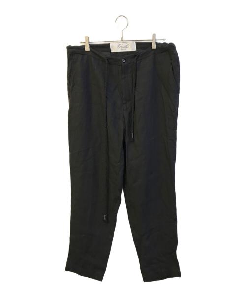 borelio（ボレリオ）borelio (ボレリオ) リネンパンツ　RC-18-1-001 ブラック サイズ:48の古着・服飾アイテム
