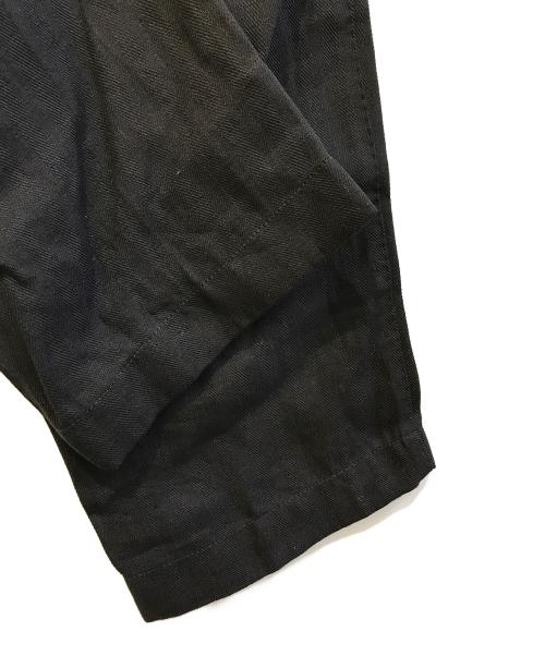 borelio（ボレリオ）borelio (ボレリオ) リネンパンツ　RC-18-1-001 ブラック サイズ:48の古着・服飾アイテム
