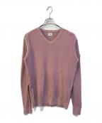 C.P COMPANYシーピーカンパニー）の古着「Vネックニット」｜ピンク