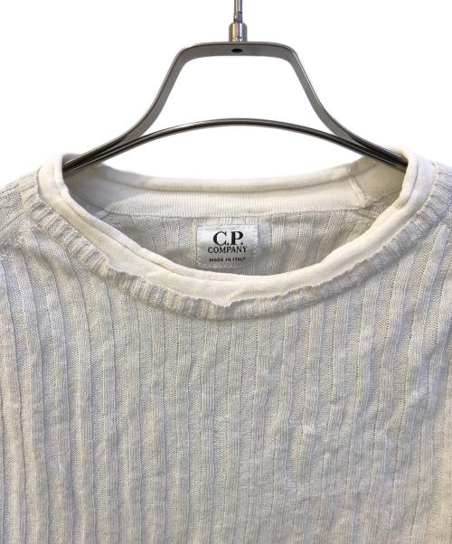 C.P COMPANY（シーピーカンパニー）C.P COMPANY (シーピーカンパニー) ニット ホワイト サイズ:6の古着・服飾アイテム