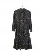 23区ニジュウサンク）の古着「花柄ワンピース　OP.WO.KW.1308」｜ブラック