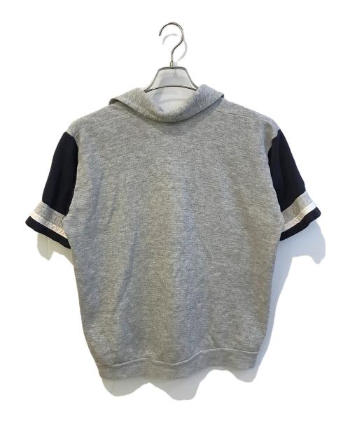 Champion（チャンピオン）Champion (チャンピオン) 70’S襟付き半袖スウェット グレー サイズ:ＸＬの古着・服飾アイテム