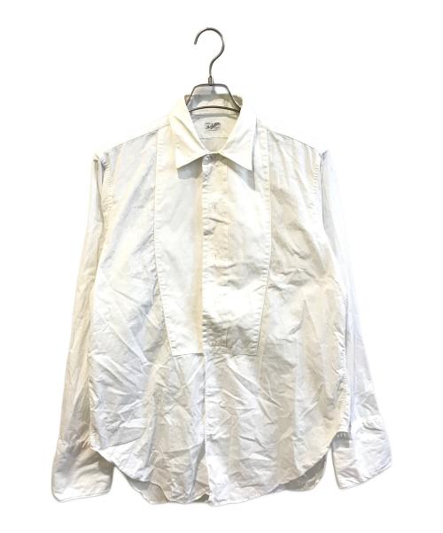 Manhattan（マンハッタン）Manhattan (マンハッタン) 40'Sブザムシャツ ホワイト サイズ:4の古着・服飾アイテム
