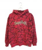 SUPPLIERサプライヤー）の古着「Crack Hoodie」｜レッド