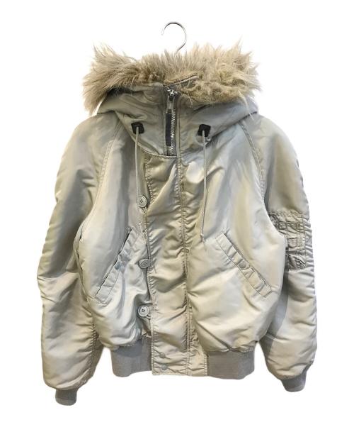 ALPHA（アルファ）ALPHA (アルファ) N-2Bジャケット グレー サイズ:Mの古着・服飾アイテム
