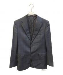 green label relaxing（グリーンレーベルリラクシング）の古着「テーラードジャケット　117-14-0197」｜ネイビー
