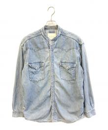 bodoco（ボドコ）の古着「リメイクシャツ」｜インディゴ