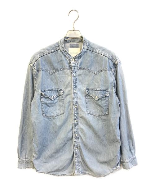 bodoco（ボドコ）bodoco (ボドコ) リメイクシャツ インディゴ サイズ:Mの古着・服飾アイテム
