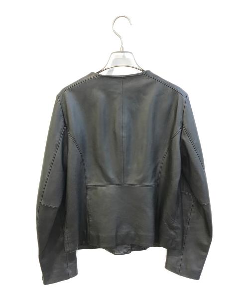UNTITLED（アンタイトル）UNTITLED (アンタイトル) ラムレザージャケット　153-49903 ブラック サイズ:4の古着・服飾アイテム