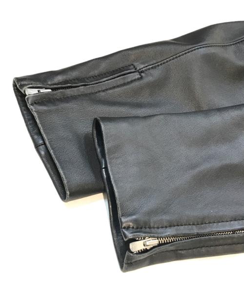 UNTITLED（アンタイトル）UNTITLED (アンタイトル) ラムレザージャケット　153-49903 ブラック サイズ:4の古着・服飾アイテム