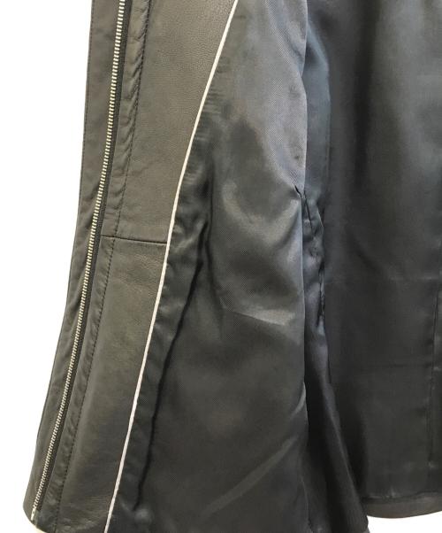 UNTITLED（アンタイトル）UNTITLED (アンタイトル) ラムレザージャケット　153-49903 ブラック サイズ:4の古着・服飾アイテム