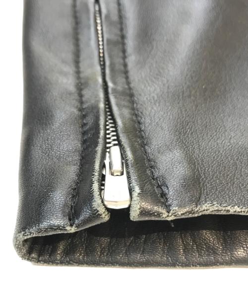 UNTITLED（アンタイトル）UNTITLED (アンタイトル) ラムレザージャケット　153-49903 ブラック サイズ:4の古着・服飾アイテム