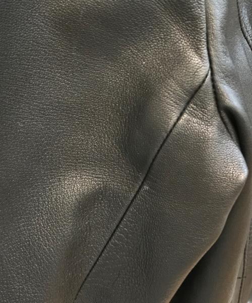 UNTITLED（アンタイトル）UNTITLED (アンタイトル) ラムレザージャケット　153-49903 ブラック サイズ:4の古着・服飾アイテム