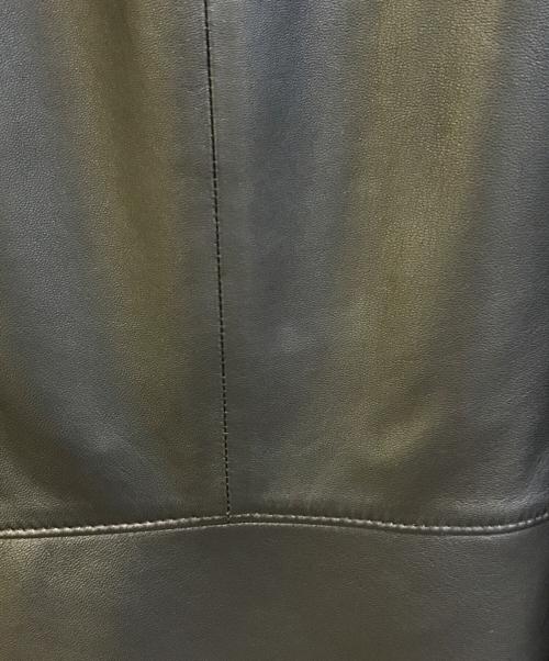 UNTITLED（アンタイトル）UNTITLED (アンタイトル) ラムレザージャケット　153-49903 ブラック サイズ:4の古着・服飾アイテム