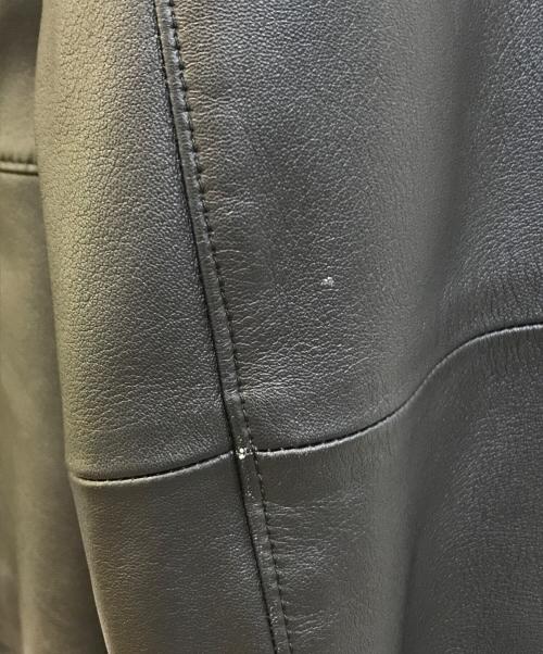 UNTITLED（アンタイトル）UNTITLED (アンタイトル) ラムレザージャケット　153-49903 ブラック サイズ:4の古着・服飾アイテム