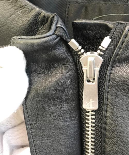 UNTITLED（アンタイトル）UNTITLED (アンタイトル) ラムレザージャケット　153-49903 ブラック サイズ:4の古着・服飾アイテム