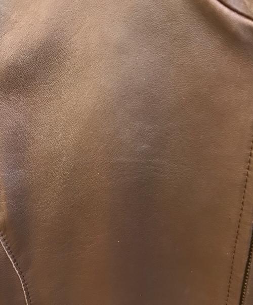 23区（ニジュウサンク）23区 (ニジュウサンク) ラムレザージャケット　JK.WO.HA.0301 ブラウン サイズ:42の古着・服飾アイテム