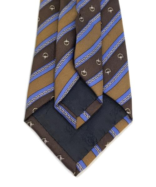 GUCCI（グッチ）GUCCI (グッチ) シルクネクタイ ブラウン サイズ:-の古着・服飾アイテム