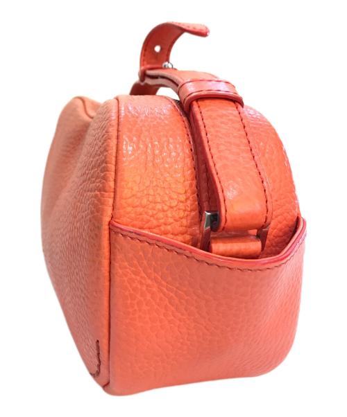 HIROFU（ヒロフ）HIROFU (ヒロフ) カーラレザーショルダーバッグS オレンジの古着・服飾アイテム
