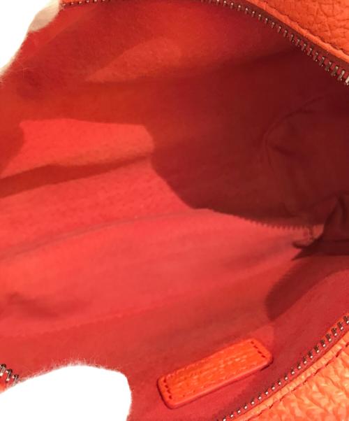 HIROFU（ヒロフ）HIROFU (ヒロフ) カーラレザーショルダーバッグS オレンジの古着・服飾アイテム