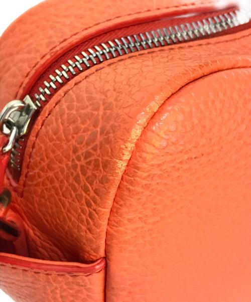 HIROFU（ヒロフ）HIROFU (ヒロフ) カーラレザーショルダーバッグS オレンジの古着・服飾アイテム
