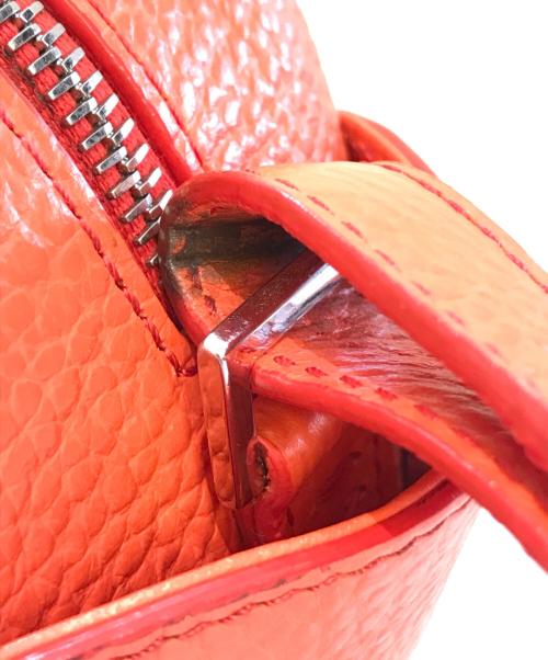 HIROFU（ヒロフ）HIROFU (ヒロフ) カーラレザーショルダーバッグS オレンジの古着・服飾アイテム