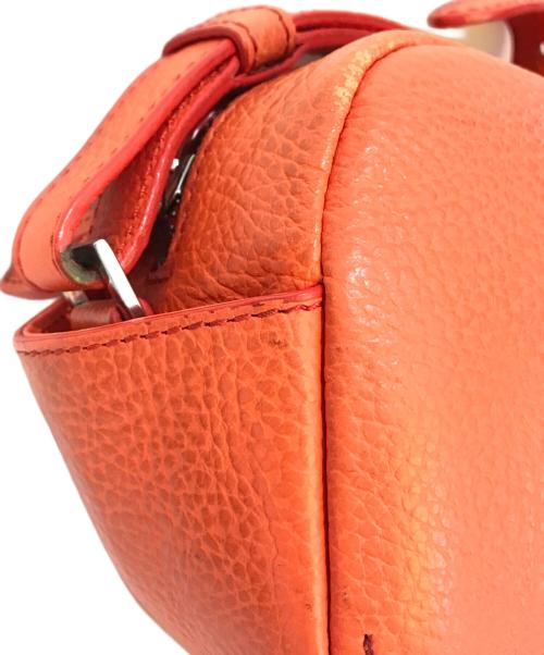 HIROFU（ヒロフ）HIROFU (ヒロフ) カーラレザーショルダーバッグS オレンジの古着・服飾アイテム