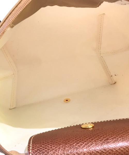 LONGCHAMP（ロンシャン）LONGCHAMP (ロンシャン) ハンドバッグ ベージュの古着・服飾アイテム