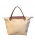LONGCHAMP (ロンシャン) ハンドバッグ ベージュ：5000円
