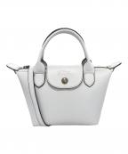 LONGCHAMPロンシャン）の古着「エクストラ XS トップハンドルバッグ」｜グレー