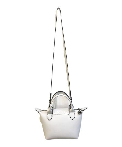 LONGCHAMP（ロンシャン）LONGCHAMP (ロンシャン) エクストラ XS トップハンドルバッグ グレーの古着・服飾アイテム