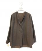 JOURNAL STANDARDジャーナルスタンダード）の古着「ウォッシャブルTWブラウス　22051400904130」｜ブラウン