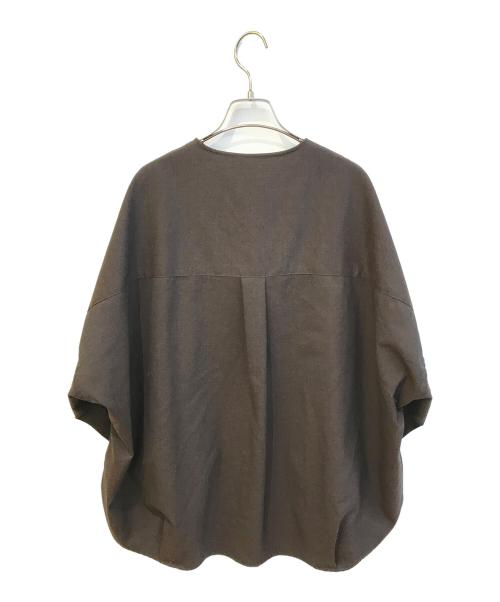 JOURNAL STANDARD（ジャーナルスタンダード）JOURNAL STANDARD (ジャーナルスタンダード) ウォッシャブルTWブラウス　22051400904130 ブラウン サイズ:Freeの古着・服飾アイテム