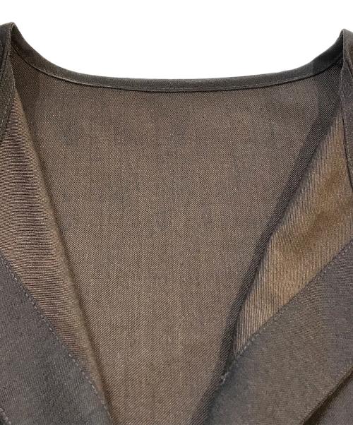 JOURNAL STANDARD（ジャーナルスタンダード）JOURNAL STANDARD (ジャーナルスタンダード) ウォッシャブルTWブラウス　22051400904130 ブラウン サイズ:Freeの古着・服飾アイテム