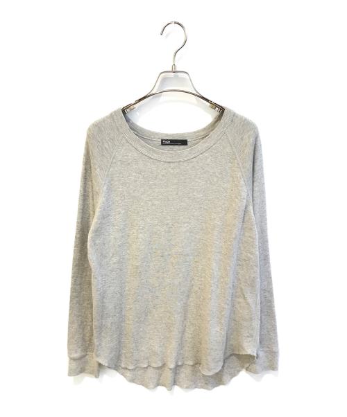 Plage（プラージュ）Plage (プラージュ) premium フライス long Tシャツ　22070922720030 グレー サイズ:Freeの古着・服飾アイテム