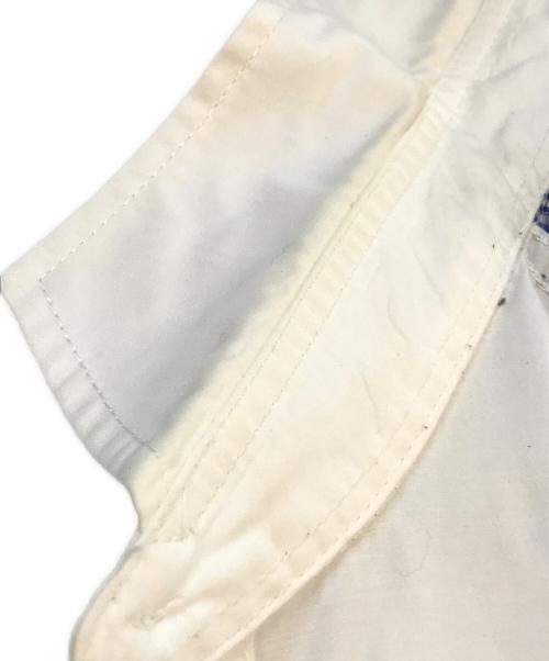 JUNYA WATANABE CdG MAN（ジュンヤ ワタナベ コム デ ギャルソン マン）JUNYA WATANABE CDG MAN (ジュンヤ ワタナベ コム デ ギャルソン マン) 切替シャツ ホワイト×ブルー サイズ:Ｌの古着・服飾アイテム