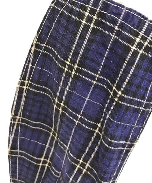 JUNYA WATANABE CdG MAN（ジュンヤ ワタナベ コム デ ギャルソン マン）JUNYA WATANABE CDG MAN (ジュンヤ ワタナベ コム デ ギャルソン マン) 切替シャツ ホワイト×ブルー サイズ:Ｌの古着・服飾アイテム