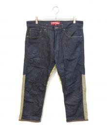JUNYA WATANABE CdG MAN×LEVI'S（ジュンヤ ワタナベ コム デ ギャルソン マン×リーバイス）の古着「再構築デニムパンツ　WC-P212」｜インディゴ×グリーン