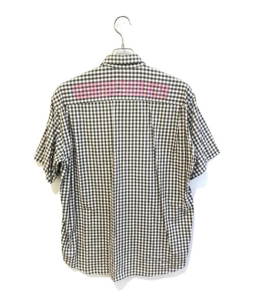 GOODENOUGH（グットイナフ）GOODENOUGH (グッドイナフ) 90’s背面ロゴギンガムチェックプルオーバーシャツ ブラック サイズ:Mの古着・服飾アイテム