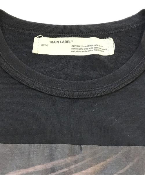 OFFWHITE（オフホワイト）OFFWHITE (オフホワイト) プリントTシャツ ブラック サイズ:Mの古着・服飾アイテム