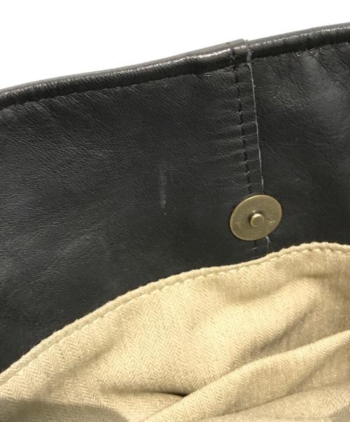 kurashi&trips publishing（クラシアンドトリップス パブリッシング）KURASHI&Trips PUBLISHING (クラシアンドトリップス パブリッシング) 撥水レザーの2WAYトートバッグ ブラックの古着・服飾アイテム