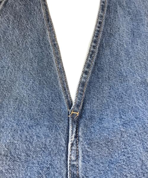 DU JOUR（デュ ジュール）DU JOUR (デュ ジュール) V NECK JEAN SALOPETTE インディゴ サイズ:FREEの古着・服飾アイテム