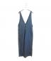 DU JOUR（デュ ジュール）の古着「V NECK JEAN SALOPETTE」｜インディゴ
