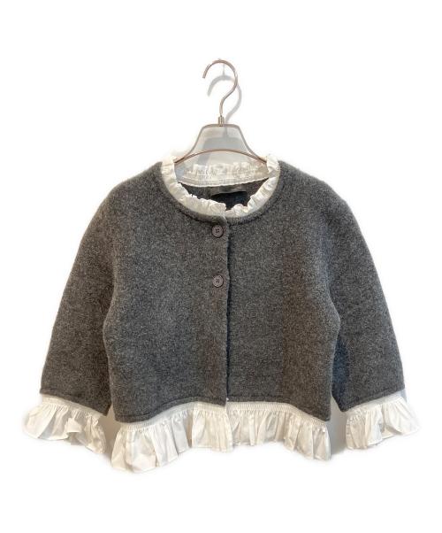 ZARA（ザラ）ZARA (ザラ) ポプリンコンビニットジャケット グレー サイズ:Sの古着・服飾アイテム