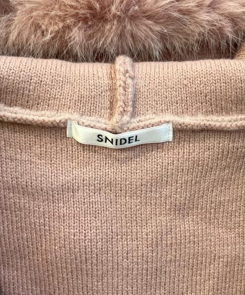 Snidel（スナイデル）Snidel (スナイデル) ファーニットフーディ ピンク サイズ:1の古着・服飾アイテム
