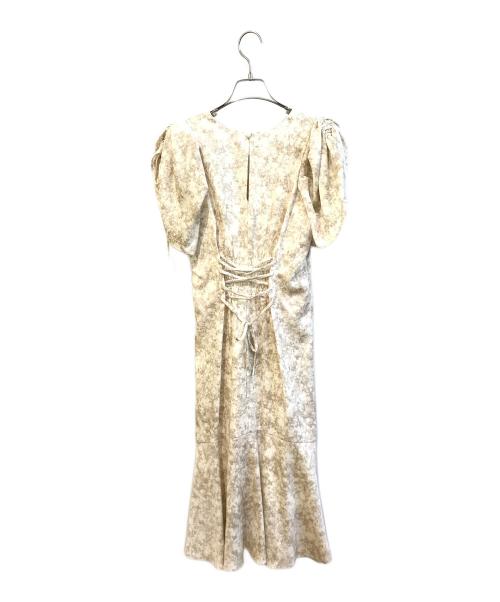 Snidel（スナイデル）Snidel (スナイデル) SusTainaバリエプリントワンピ　SWFO221030 ベージュ サイズ:00 未使用品の古着・服飾アイテム